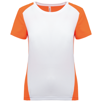 PA4015 - T-shirt de sport écoresponsable bicolore femme