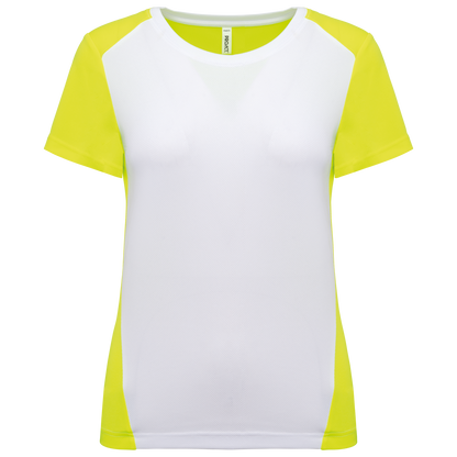 PA4015 - T-shirt de sport écoresponsable bicolore femme