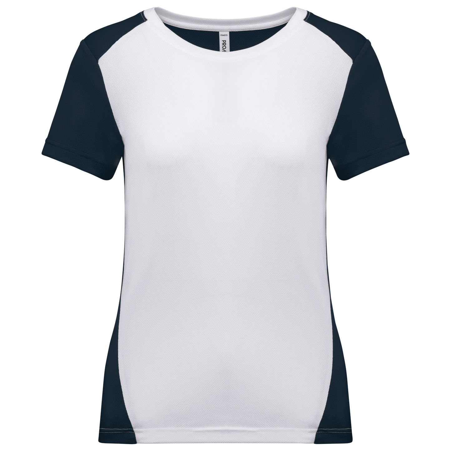 PA4015 - T-shirt de sport écoresponsable bicolore femme