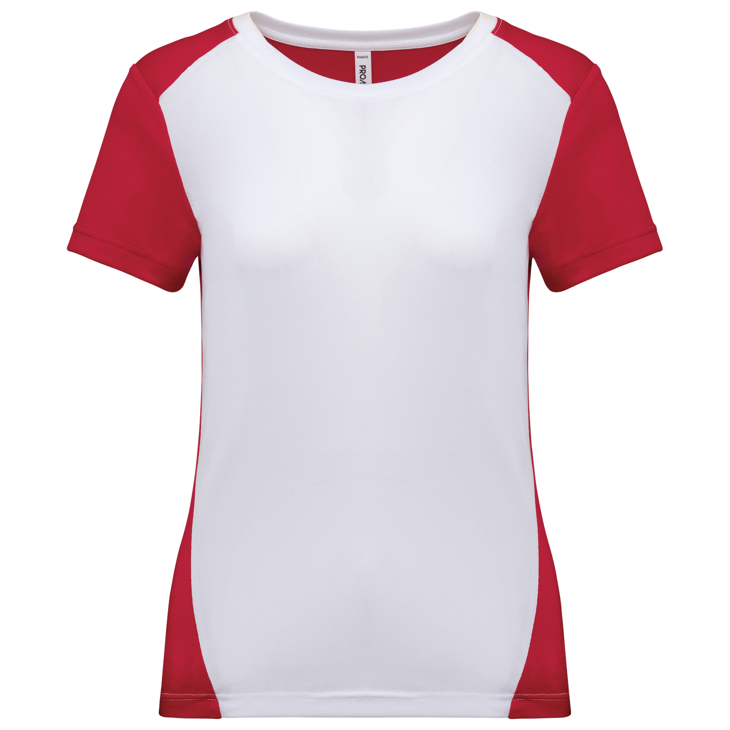 PA4015 - T-shirt de sport écoresponsable bicolore femme