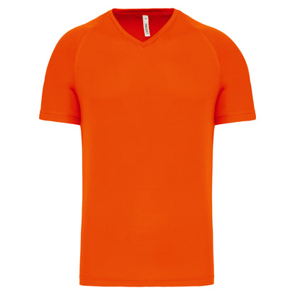 PA476 - T-shirt de sport manches courtes col v homme