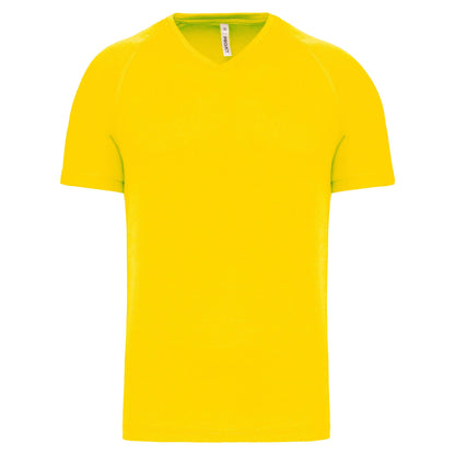 PA476 - T-shirt de sport manches courtes col v homme