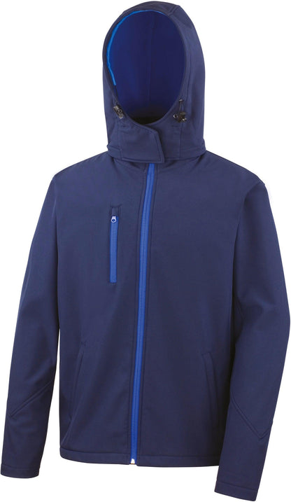 R230M - Veste Softshell Capuche Homme TX Performance - Ak. Custom Clothting Solutions