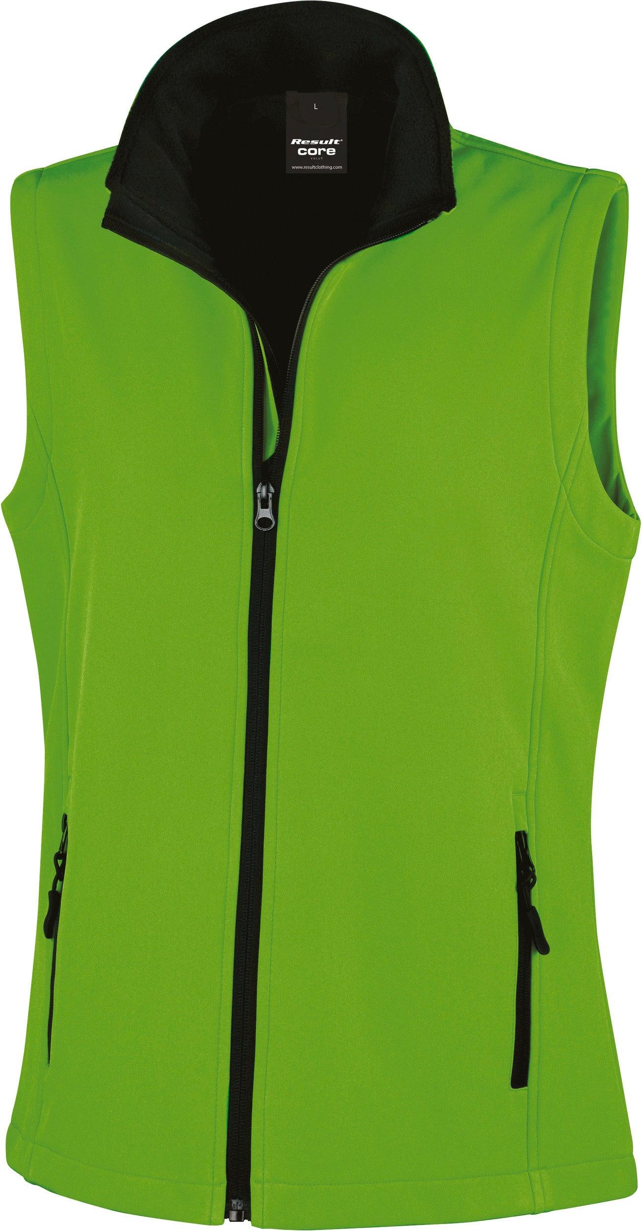 R232F - Bodywarmer Softshell Femme Printable - Ak. Custom Clothting Solutions