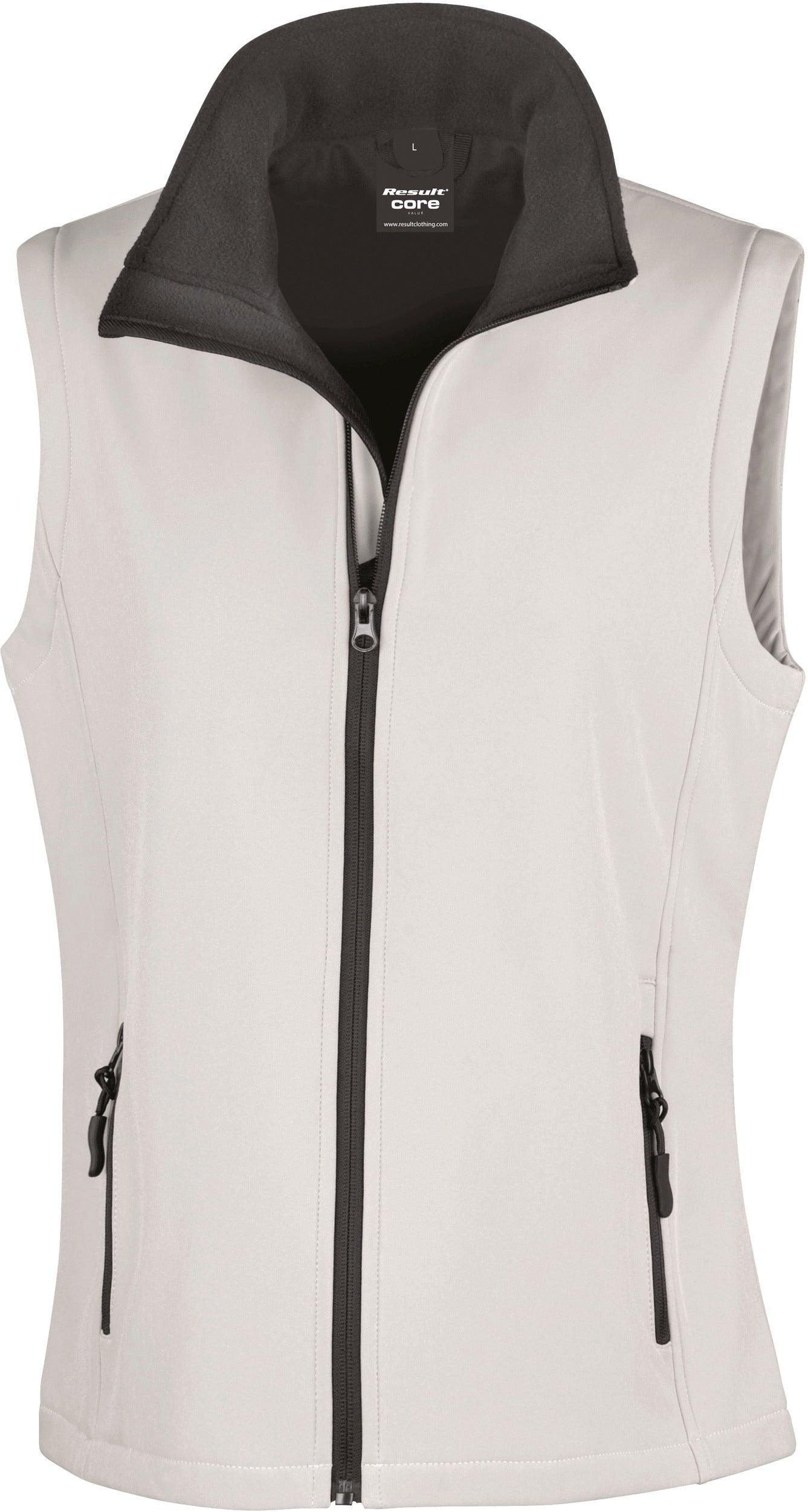 R232F - Bodywarmer Softshell Femme Printable - Ak. Custom Clothting Solutions