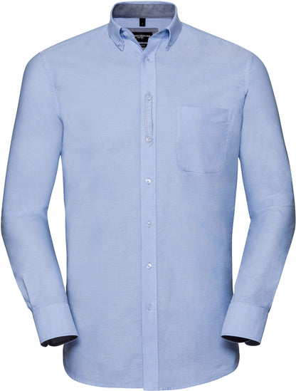 RU920M - Chemise Oxford lavée manches longues