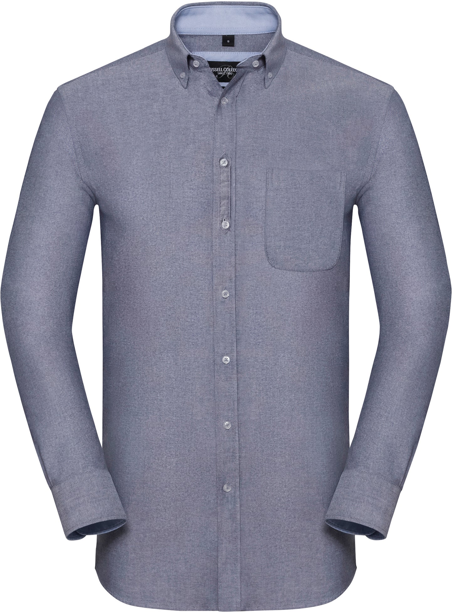 RU920M - Chemise Oxford lavée manches longues