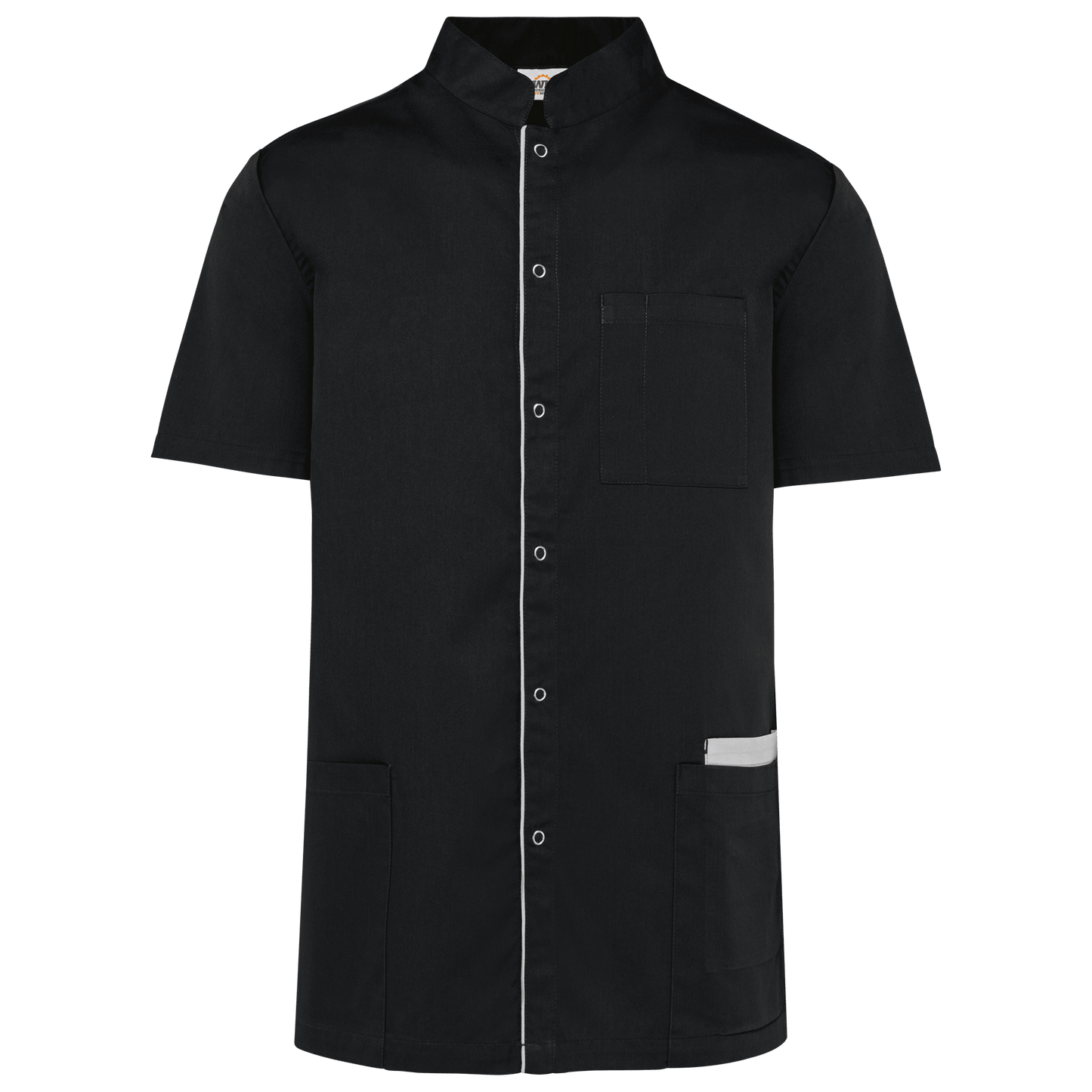 WK505 - Blouse polycoton avec boutons-pression homme - Ak. Custom Clothting Solutions