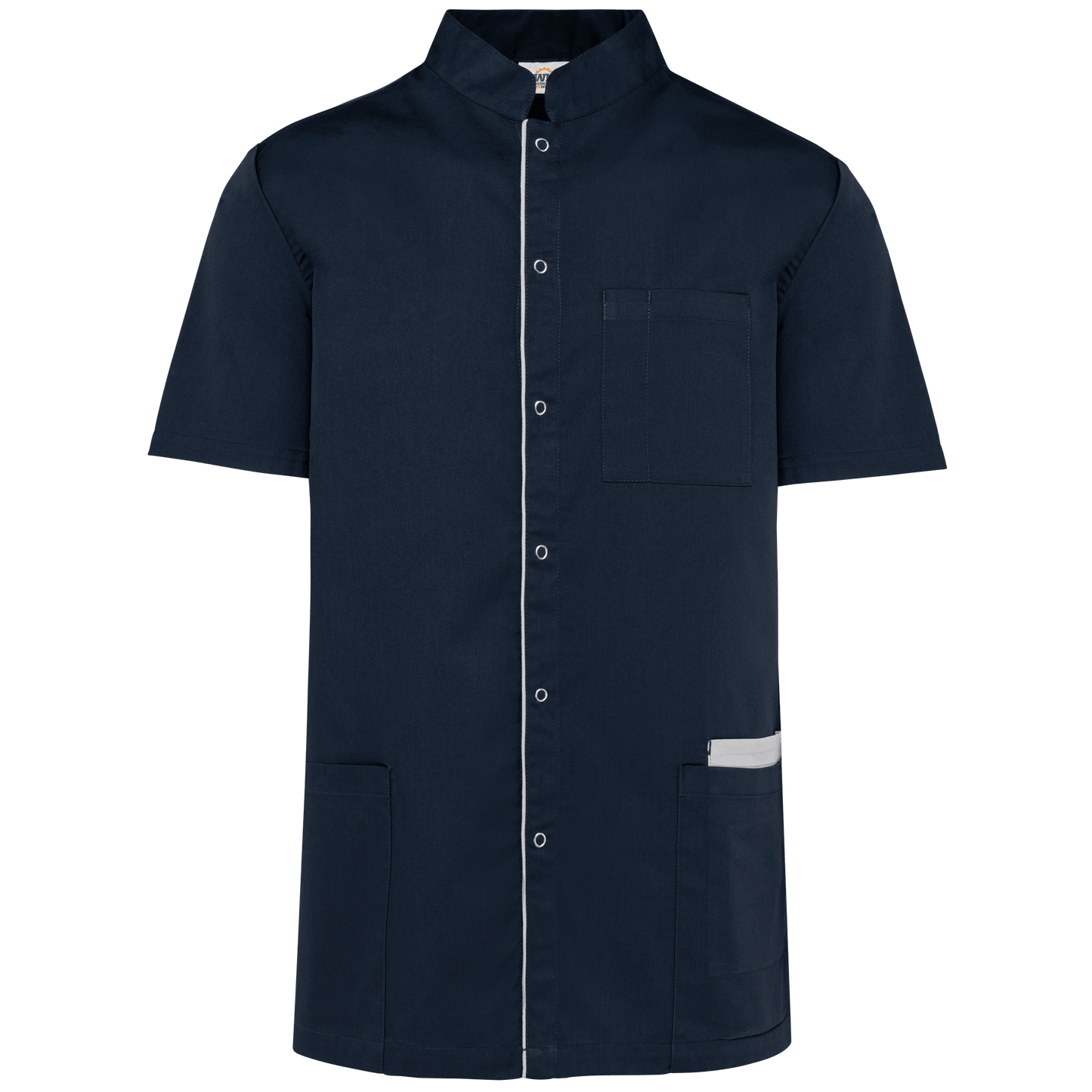 WK505 - Blouse polycoton avec boutons-pression homme - Ak. Custom Clothting Solutions