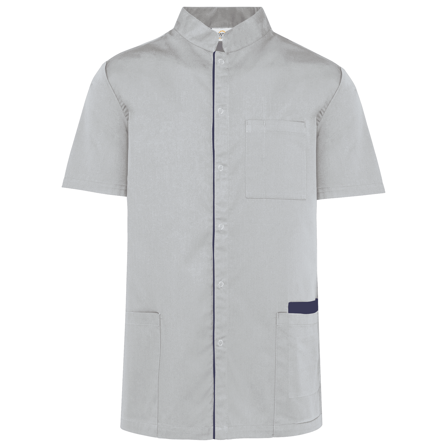 WK505 - Blouse polycoton avec boutons-pression homme - Ak. Custom Clothting Solutions