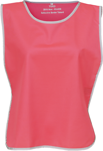 YHVJ259 - Chasuble à bordure réfléchissante
