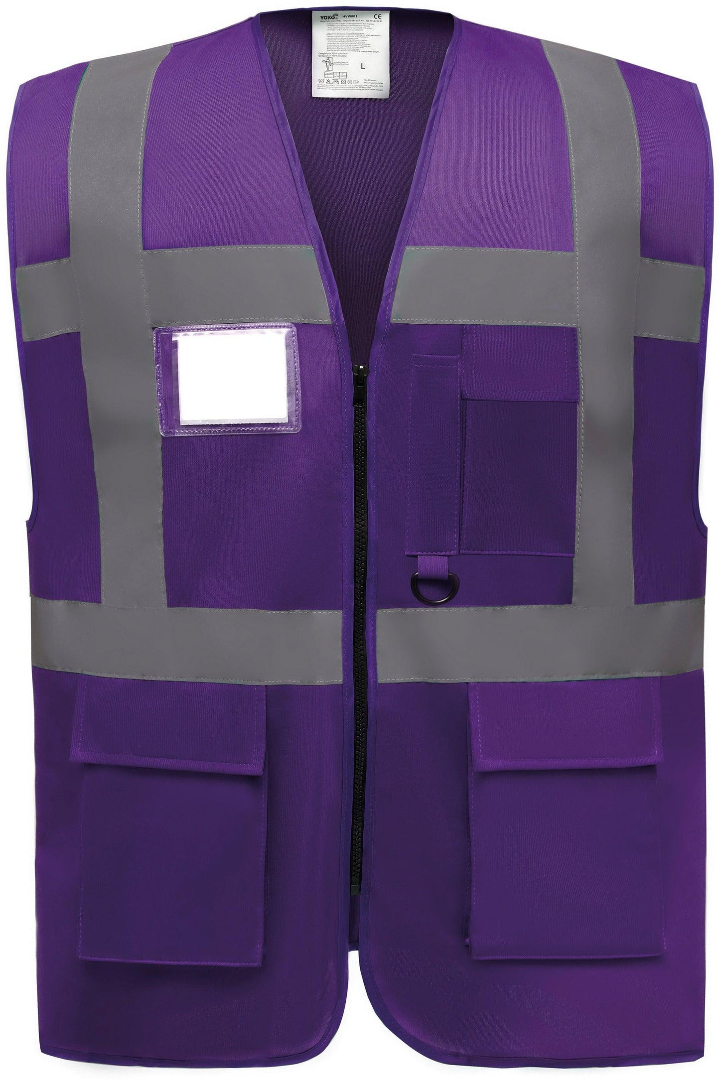 YHVW801 - Gilet multifonction haute visibilité