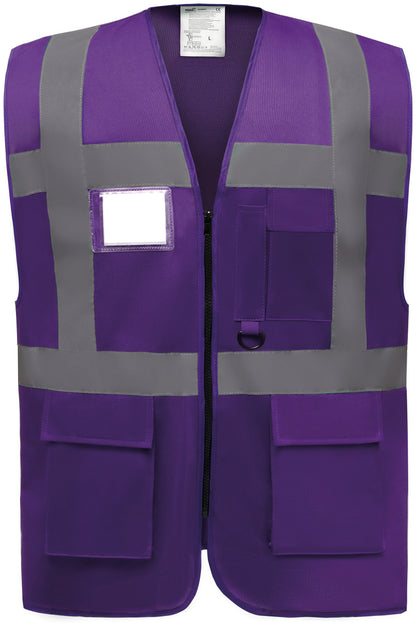 YHVW801 - Gilet multifonction haute visibilité