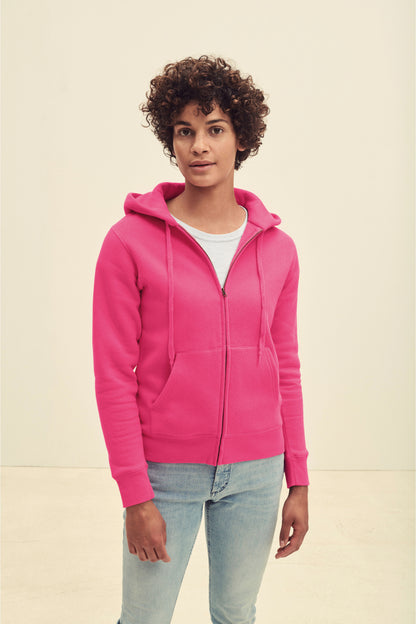 SC62118 - Sweat-shirt femme zippé capuche Premium