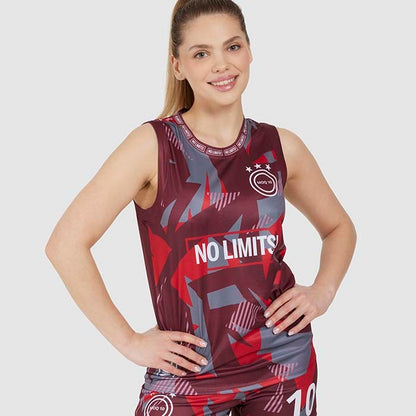 SG1008 - Maillot promotionnel de basket-ball avec col ras du cou