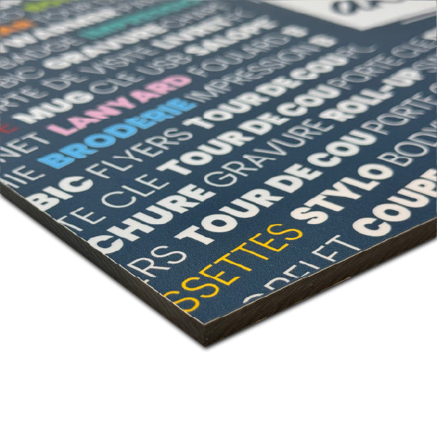 Panneaux Trespa / HPL Stratifié 60X40cm Épaisseur 6mm Recto-Verso