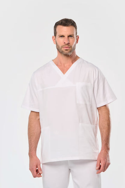WK504 - Tunique coton manches courtes unisexe