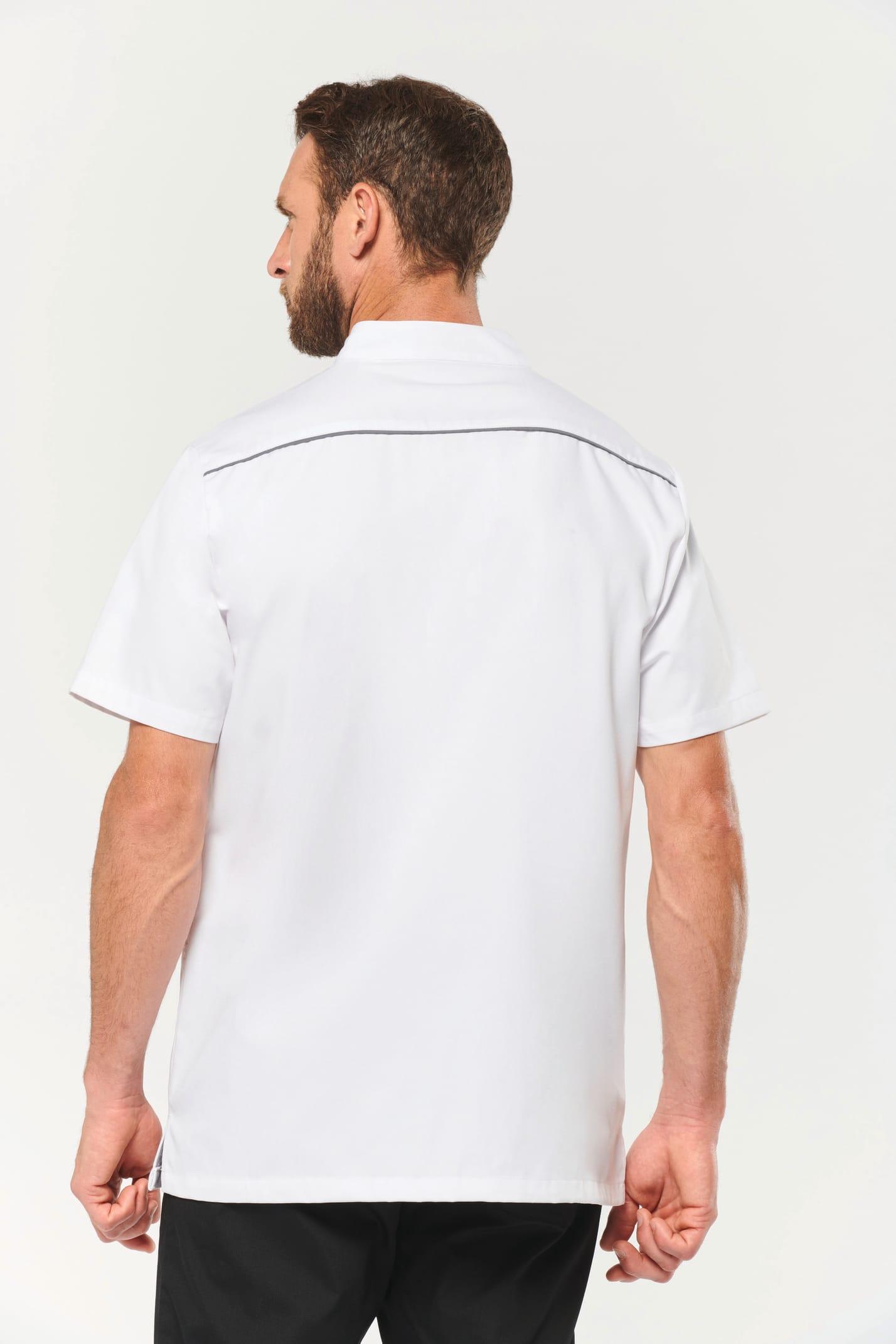 WK505 - Blouse polycoton avec boutons-pression homme - Ak. Custom Clothting Solutions