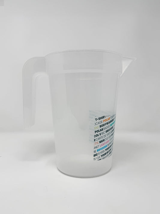 Pichet personnalisé 1.7L Translucide