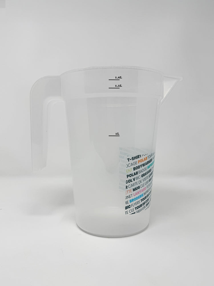 Pichet personnalisé 1.7L Translucide