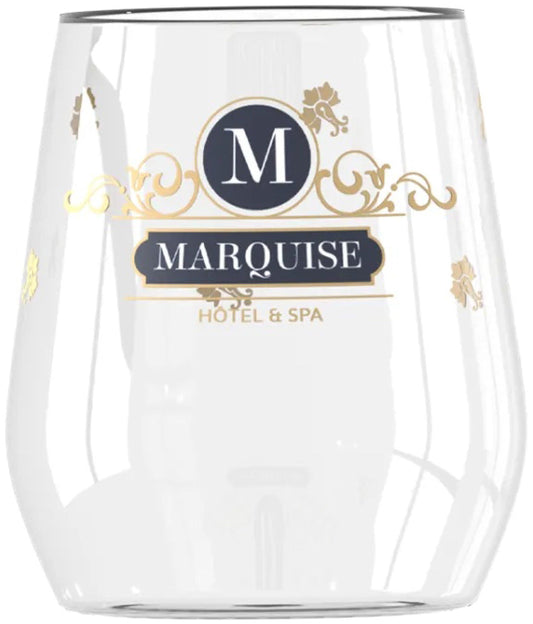 Verre à eau personnalisé en verre - Ak. Custom Clothting Solutions