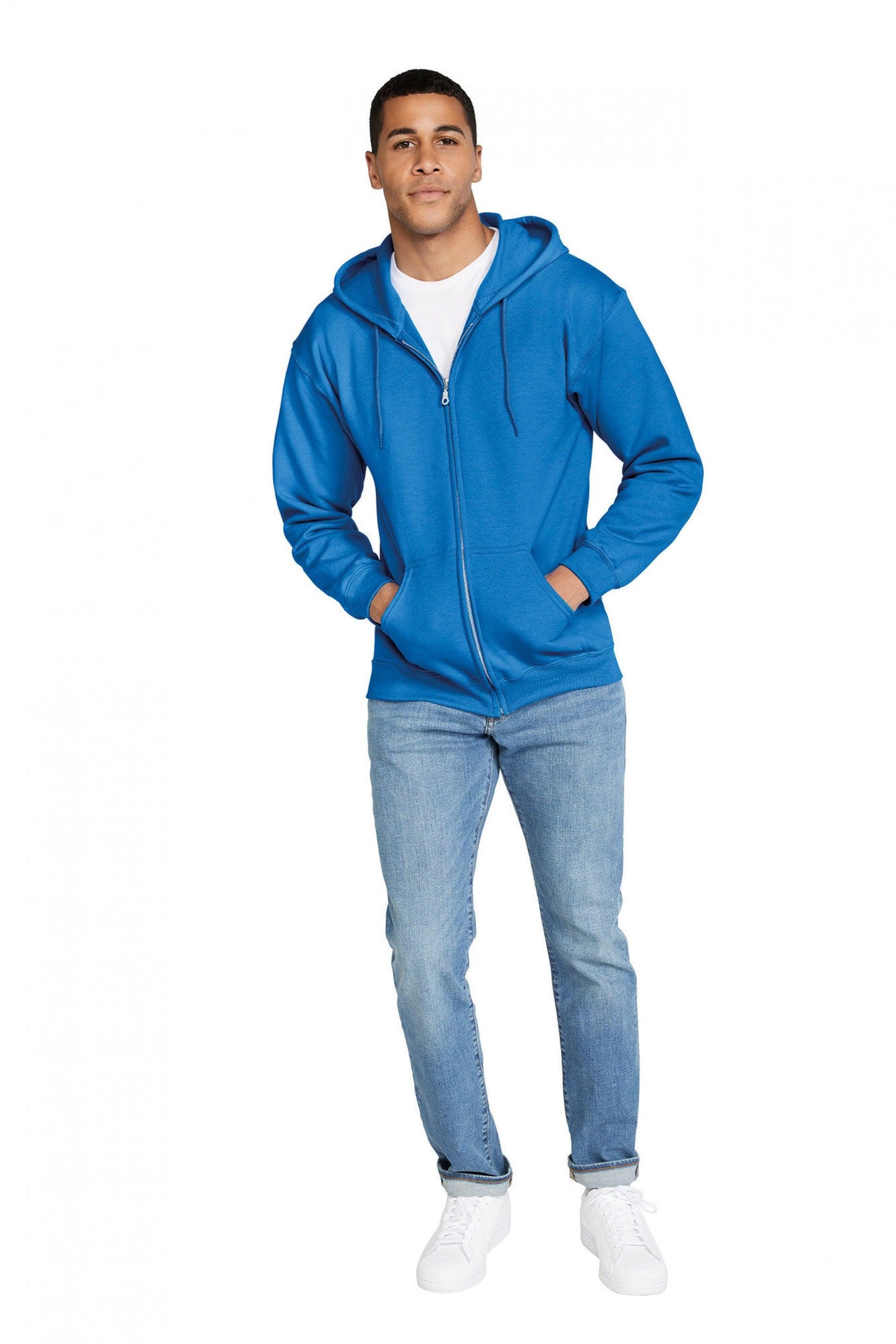 GI18600 - Sweat-shirt homme zippé capuche Heavy Blend™