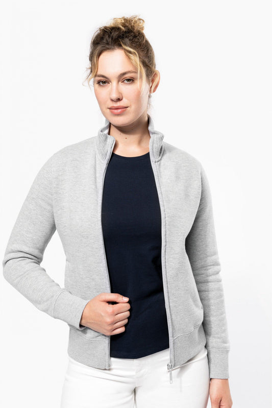 K457 - Veste molleton zippée femme