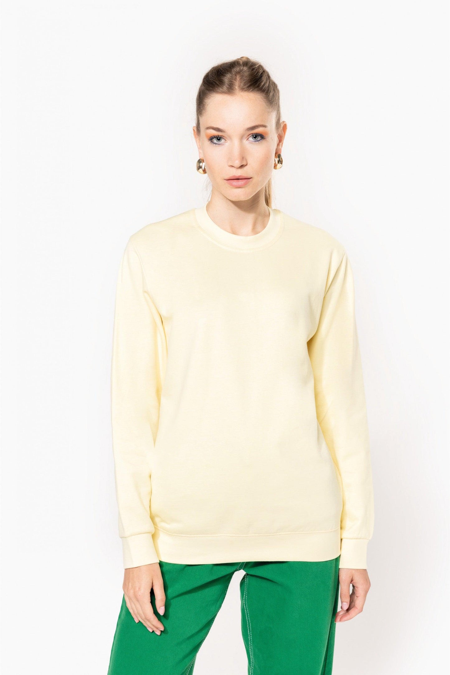 K474 - Sweat-shirt col rond unisexe