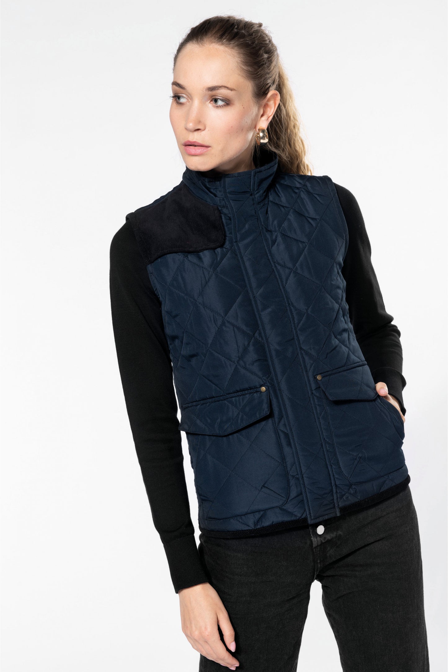 K6125 - Bodywarmer matelassé femme