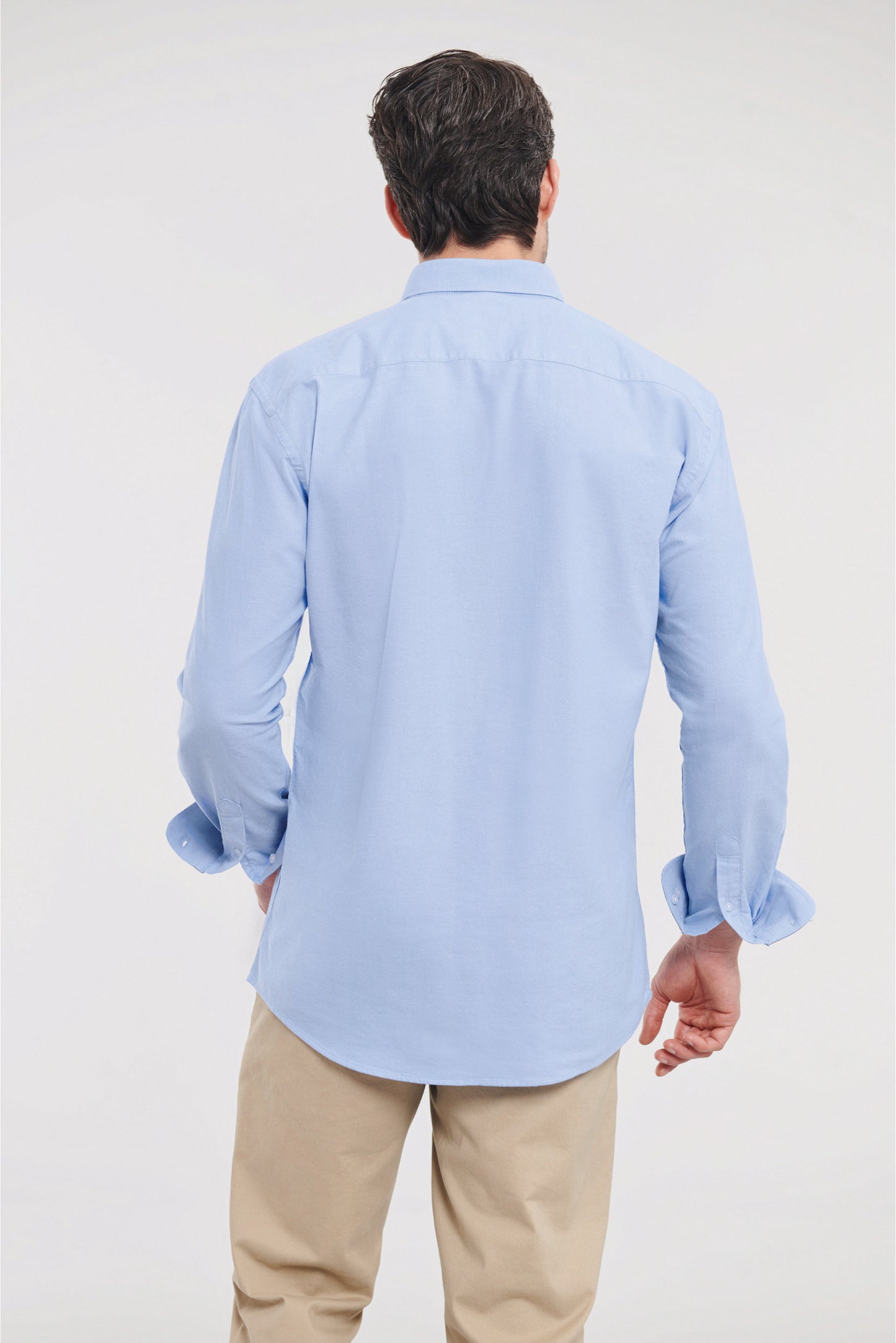 RU920M - Chemise Oxford lavée manches longues