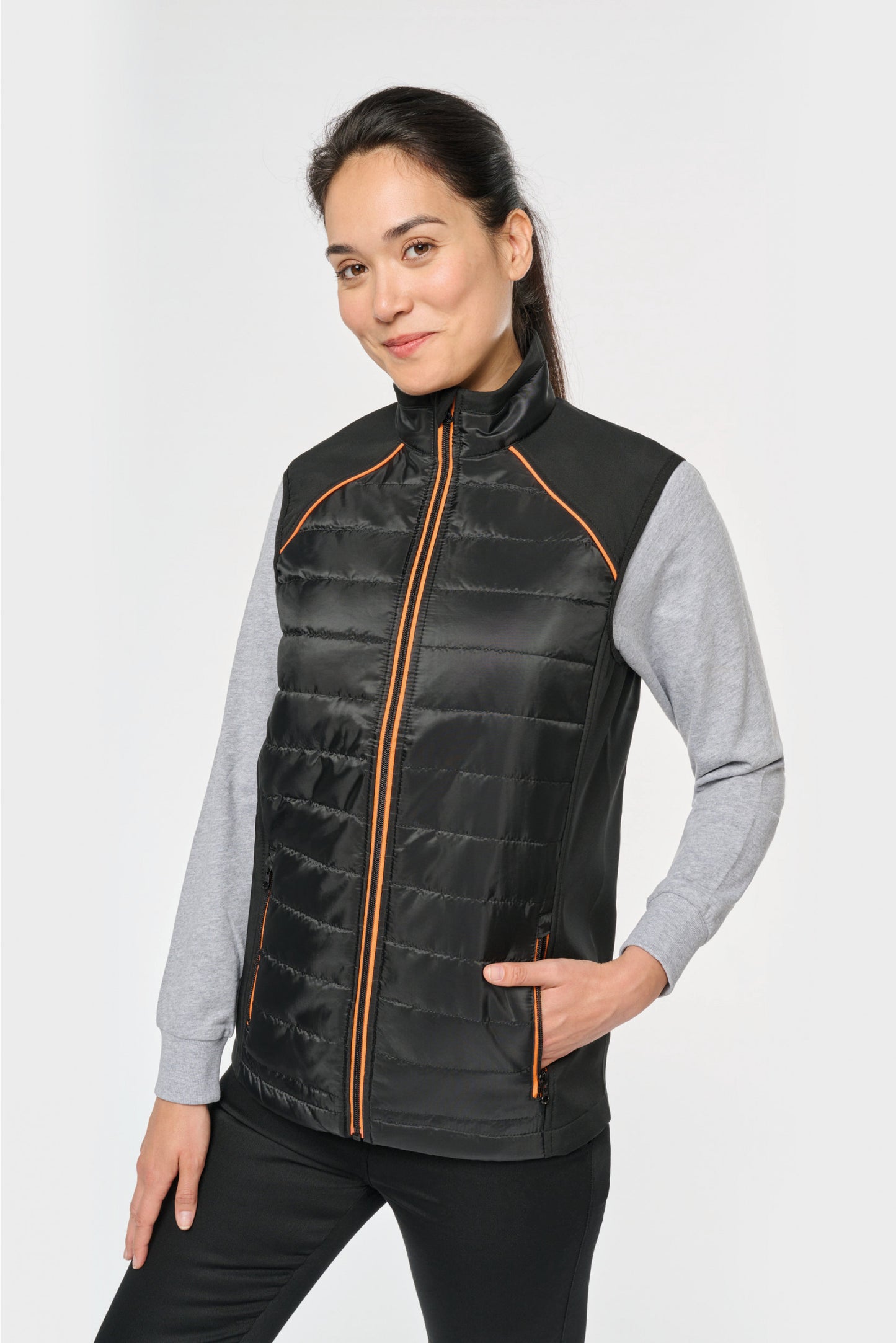 WK606 - Bodywarmer Day To Day bi-matière unisexe